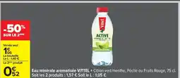 Carrefour VITTEL Eau minérale aromatisée offre