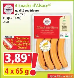 Norma 4 knacks d'alsace offre