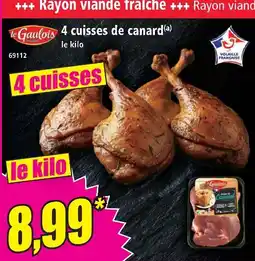 Norma Le gaulois 4 cuisses de canard offre