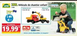 Norma Lena xxl véhicule de chantier enfant offre