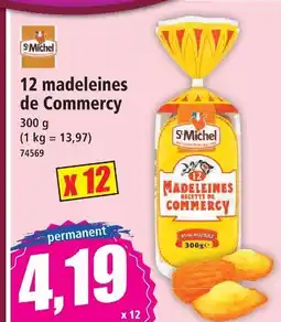 Norma St michel 12 madeleines de commercy offre