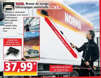 Norma Diamond car xxxl brosse de lavage télescopique universelle offre