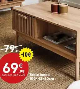 Maxi Bazar Table basse offre