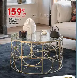 Maxi Bazar Table basse artifice offre