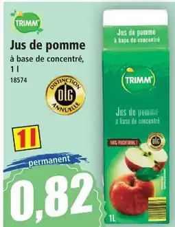 Norma Trimm jus de pomme offre
