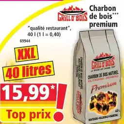 Norma Charbon de bois premium offre