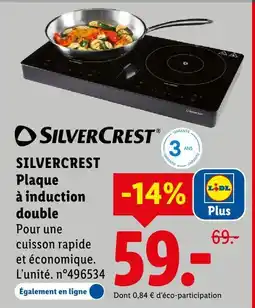 Lidl Silvercrest plaque à induction double offre