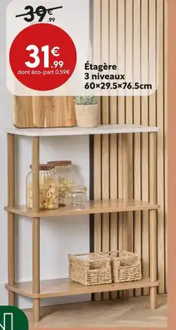 Maxi Bazar Étagère 3 niveaux offre