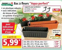 Norma Bac à fleurs aqua perfect offre