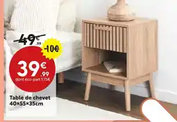 Maxi Bazar Table de chevet offre