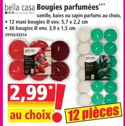 Norma Bella casa bougies parfumées offre