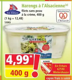 Norma Est-friture harengs à l'alsacienne offre