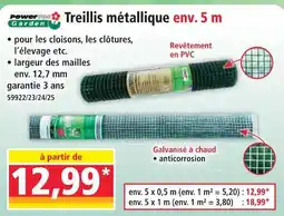 Norma Treillis métallique env. 5 m offre