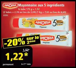 Norma Amora mayonnaise aux 5 ingrédients offre