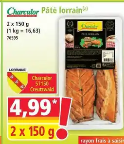 Norma Charculor pâté lorrain offre