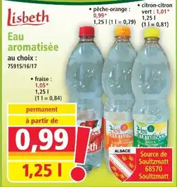Norma Lisbeth eau aromatisée offre