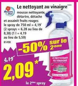 Norma Maison net le nettoyant au vinaigre offre