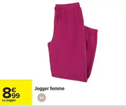 Carrefour TEX Jogger femme offre