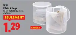 Lidl W5 filets à linge offre