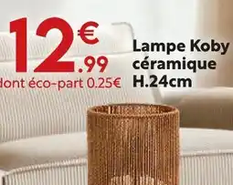 Maxi Bazar Lampe koby céramique offre