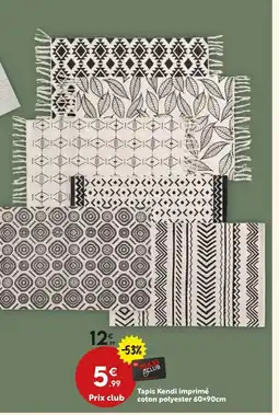 Maxi Bazar Tapis kendi imprimé offre