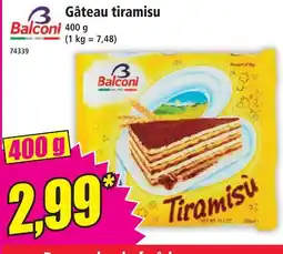 Norma Balconi gâteau tiramisu offre