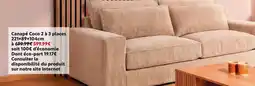 Maxi Bazar Canapé coco 2 à 3 places offre