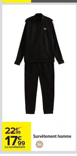 Carrefour TEX Survêtement homme offre
