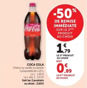 Super U Coca cola offre