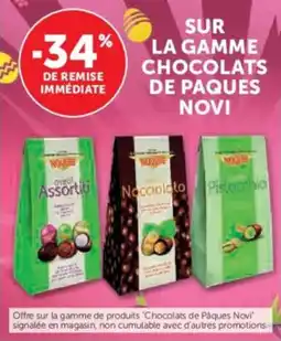 Super U Sur la gamme chocolats de paques novi offre