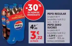 Super U Pepsi regular offre