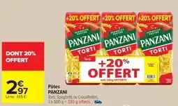 Carrefour Market Panzani - pâtes offre