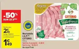 Carrefour Market Citterio - mortadella i.g.p offre