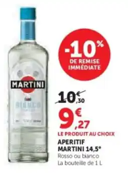 Super U Aperitif martini 14,5° offre