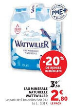 Super U Eau minerale naturelle wattwiller offre
