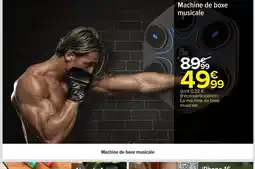 Carrefour Machine de boxe musicale offre
