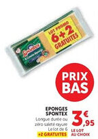 Super U Eponges spontex offre