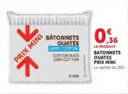 Super U Batonnets quates prix mini offre