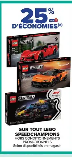 Carrefour Sur tout lego speedchampions offre