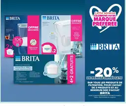 Carrefour Sur tous les produits de filtration, pour l'achat de 2 produits et au minimum d'achat offre