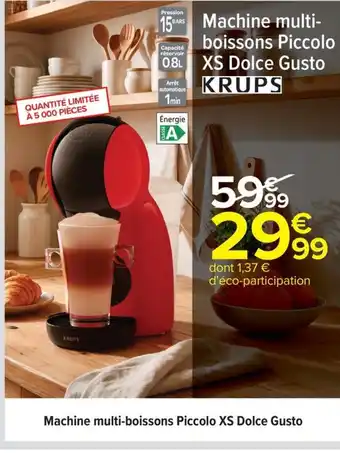 KRUPS Machine multi-boissons Piccolo XS Dolce Gusto