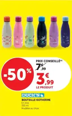Super U Duck'n bouteille isotherme offre