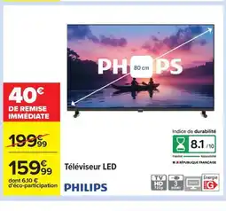 Carrefour PHILIPS Téléviseur LED offre