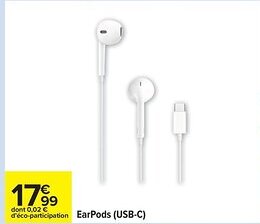Carrefour EarPods (USB-C) offre