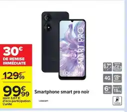 Carrefour LOGICOM Smartphone smart pro noir offre