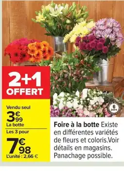 Carrefour Foire à la botte offre