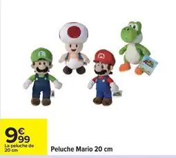 Carrefour Peluche Mario offre