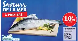 Hyper U Saumon entier atlantique offre