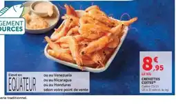 Hyper U Crevettes cuites offre