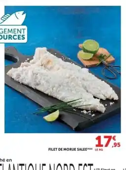 Hyper U Filet de morue salee offre
